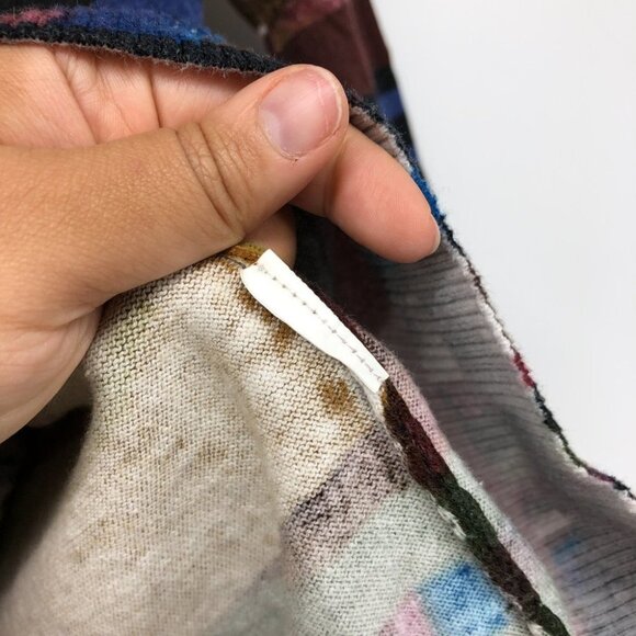 Desigual Multicolor Abstract Striped Rhinestone Tiger Lightweight Sweater size M - Picture 10 of 15